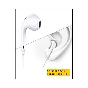 Samsung Galaxy S23 Ultra S23 S23 Fe S23 Plus Kulaklık Type C Kulaklık Kablolu Tak Çalıştır