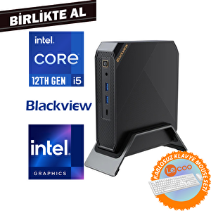 Blackview Mp200 I5-12450h 16gb 1tb Ssd W11p Mini Pc + Kablosuz Klavye Mouse Mp20016512i5 022