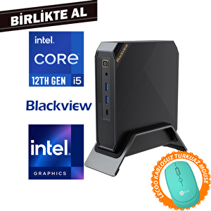 Blackview Mp200 I5-12450h 32gb 1tb Ssd Windows 11 Pro Mini Pc + Mouse Mp20016512i5 024