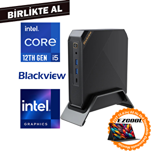 Blackview Mp200 I5-12450h 16gb 512gb Ssd Windows 11 Pro Mini Pc + 15.6" Touch Monitör Mp200161i5 011