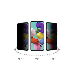 Samsung A52 / A52s Mat Hayalet Ekran Gizli Privacy Tam Kaplayan Kırılmaz Cam Seramik Ekran Koruyucu