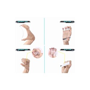 Huawei P20 Lite Uyumlu Seramik Nano Esnek Tam Full Kaplayan Kırılmaz Cam Ekran Koruyucu