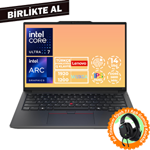 Thinkpad E14 G6 U7 155h 32gb 1tb Ssd 14" Wuxga W11p Laptop + Gaming Kulaklık 21m7006ltx 053