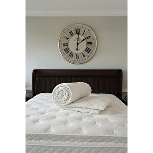 Çift Kişilik Merinos Kuzu Yünü Yorgan (%100 Doğal Meri̇nos Kuzu Yünü) 195 X 215 Cm Ebat