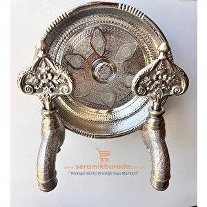 Sb Hamam Taslı İkili Desenli Özel Osmanlı Musluğu Saten