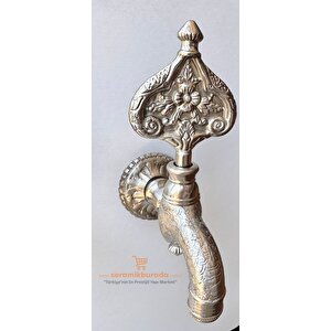 Sb Hamam Taslı İkili Desenli Özel Osmanlı Musluğu Saten