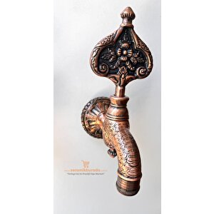 Lpd Desenli Özel Osmanlı Musluğu Bakır