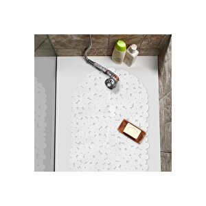 Banyo Duş Ve Küvet Kaydırmazı Vantuzlu Taşlı Paspas 34x68 Cm M-130