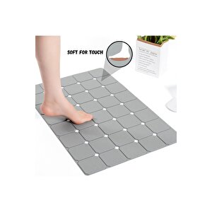 Aqua Luxe Katlanabilir Küvet Paspası Büyük Tahliye Delikleri Makine Yıkanabilir 45 X 70 Cm M-161