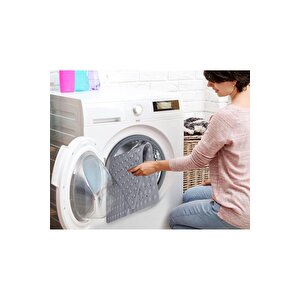 Köşe Banyo Duş Paspası Kaymaz Küvet Ve Duşakabin Paspasları Tahliye Delikli 54x54 Cm M-163