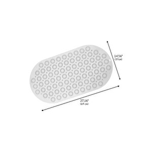 Masajlı Silikon Banyo Paspası Vantuzlu Banyo Ve Duş Kaydırmazı M-142