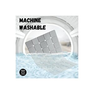 Katlanabilir Makine Yıkanabilir Küvet Ve Duş Paspası Vantuzlu Kaymaz Yumuşak 45 X70 Cm M-161