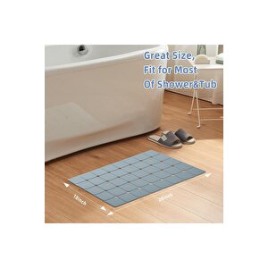 Kokusuz Banyo Paspası Makinede Yıkanabilir Banyo Paspası Silikon Katlanabilir 45 X 70 Cm M-161