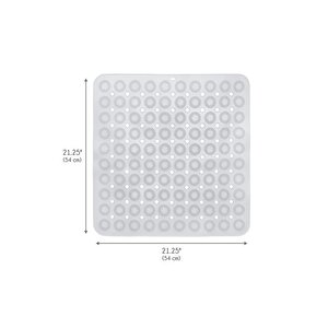 Banyo & Duş Kaydırmazı & Küvet Paspası 54x54 Cm Silikon Kare Masajlı Vantuzlu Yapışır M-150