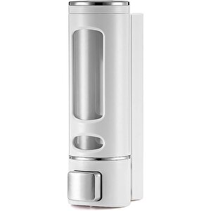 2 Adet Beyaz 400 Ml Duvara Monte Manuel Sabunluk Banyo , Mutfak El Sıvı Şampuan Duş Jeli Dispenseri