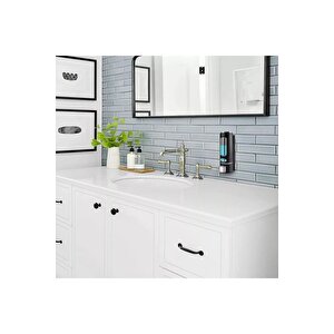 2 Adet Siyah 400 Ml Duvara Monte Manuel Sabunluk Banyo , Mutfak El Sıvı Şampuan Duş Jeli M-52