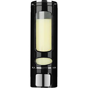 1 Adet Siyah 400 Ml Manuel Şampuan Sıvı Tutucu Banyo, Mutfak, Lavabo, Dezenfektanı Sabunluk M-52