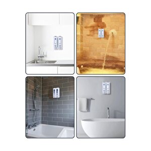 2 Adet 400 Ml Şampuan Kutusu Losyon Duş Jeli Kabı, Banyo Ve Mutfak İçin Manuel Duş Jeli Dispenseri