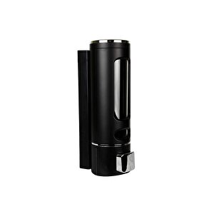 1 Adet Siyah 400 Ml Duvara Monte Manuel Sabunluk Sıvı Lavabo Sabunluk El Sabunu M-52