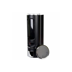 1 Adet Siyah 400 Ml Duvara Monte Manuel Sabunluk Sıvı Lavabo Sabunluk El Sabunu M-52