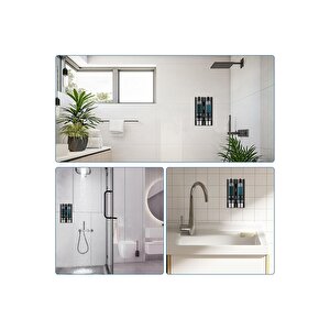 2 Adet Siyah Sıvı Sabunluk Plastik 400 Ml Duş Jeli Şampuan Şişesi Oteller, Banyo, Mutfak M-52