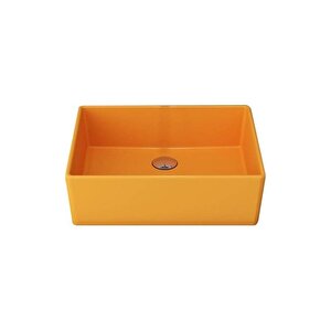 Milano Çanak Lavabo 50 Cm Parlak Mandalina Sarısı 1215-021-0125