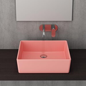Milano Çanak Lavabo 50 Cm Mat Somon 1215-032-0125