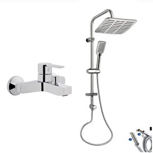 Fold S Banyo Bataryası + Doppo Siena Lux Tepe Duş Sistemi