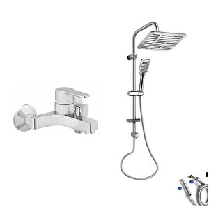 Win S Banyo Bataryası + Doppo Siena Lux Tepe Duş Sistemi