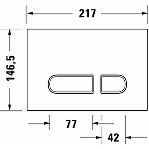 A1 Kumanda Paneli, Mat Siyah, Wd5001031000