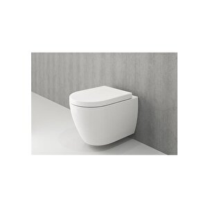 Venezia Asma Klozet Rimless Kanalsız, Parlak Beyaz Kapak Hariç 1295-001-0128