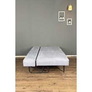 Tena Yataklı Üçlü Kanepe | Dayanıklı Ve Ergonomik Tasarım, Yüksek Kalite, Şık, Konforlu - Gri