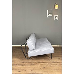 Tena Yataklı Üçlü Kanepe | Dayanıklı Ve Ergonomik Tasarım, Yüksek Kalite, Şık, Konforlu - Gri