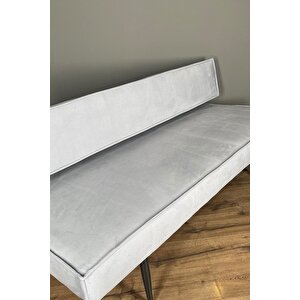 Tena Yataklı Üçlü Kanepe | Dayanıklı Ve Ergonomik Tasarım, Yüksek Kalite, Şık, Konforlu - Gri