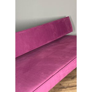 Tena Yataklı Üçlü Kanepe | Dayanıklı Ve Ergonomik Tasarım, Yüksek Kalite, Şık, Konforlu - Mor