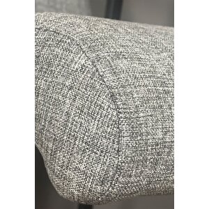 Tork Keten Sallanan Koltuk | Dinlenme & Tv Koltuğu | Ergonomik Ahşap Detaylı Sallanan Sandalye
