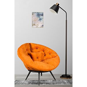 Modern Tekli Koltuk Berjer | Ergonomik Tasarım, Şık Füme Renk, Yüksek Konfor Turuncu