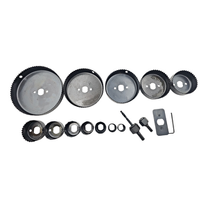 Fixonic B.h.d Bhd00265 Buat (panç) Açma Seti 16 Parça (19-22-29-32-38-44-51-64-76-89-102-127mm)