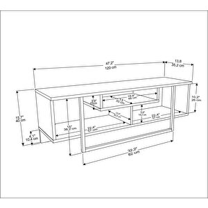 Decoroti̇ka Asal Tv Üni̇tesi̇ 120 Cm Bendi̇r Gold
