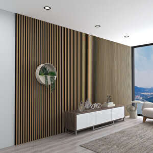 Mdf Akustik Panel 60×278 Cm 11 Mm – Toga Gold Krem