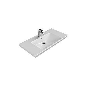 95 Cm Aruva Etajerli̇ Lavabo