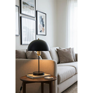 Roma Abajur Si̇yah-gold Kuka-si̇yah