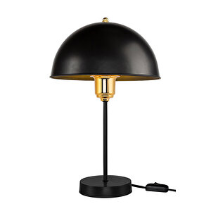 Roma Abajur Si̇yah-gold Kuka-si̇yah