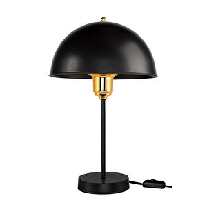 Roma Abajur Si̇yah-gold Kuka-si̇yah