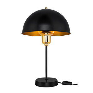 Roma Abajur Si̇yah-gold Kuka-si̇yah Gold