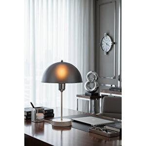 Roma Abajur Beyaz-krom Kuka-füme