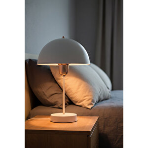 Roma Abajur Beyaz-bakir Kuka-beyaz