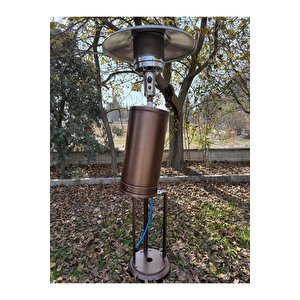 Palmiye Soba Dış Mekan Açık Alan Şemsiye/mantar Bahçe & Balkon Isıtıcı Kahverengi Trng-k