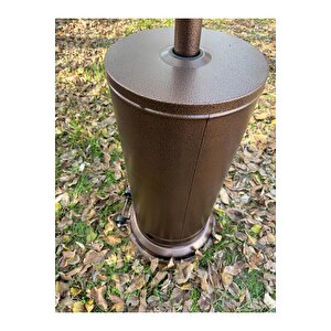 Palmiye Soba Dış Mekan Açık Alan Şemsiye/mantar Bahçe & Balkon Isıtıcı Kahverengi Trng-k