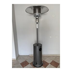 Palmiye Soba Dış Mekan Açık Alan Şemsiye/mantar Bahçe & Balkon Isıtıcı Gri Trng-g